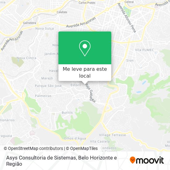 Asys Consultoria de Sistemas mapa