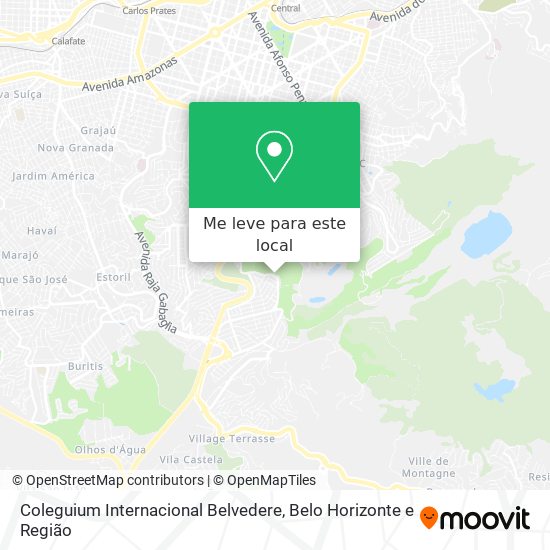 Coleguium Internacional Belvedere mapa