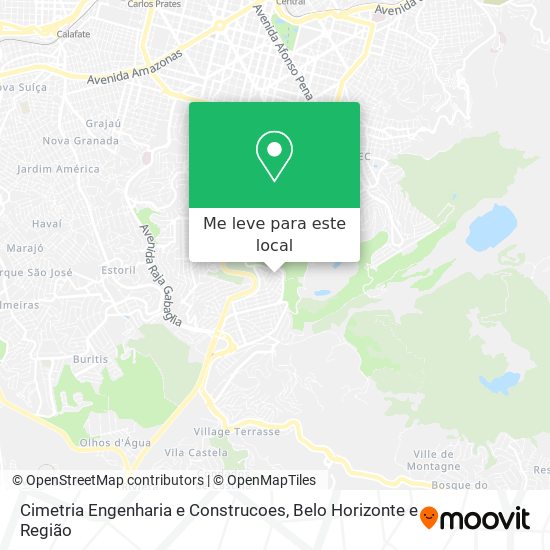 Cimetria Engenharia e Construcoes mapa