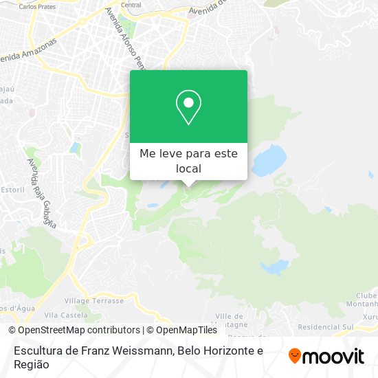 Escultura de Franz Weissmann mapa
