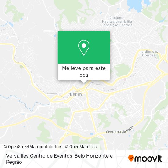 Versailles Centro de Eventos mapa