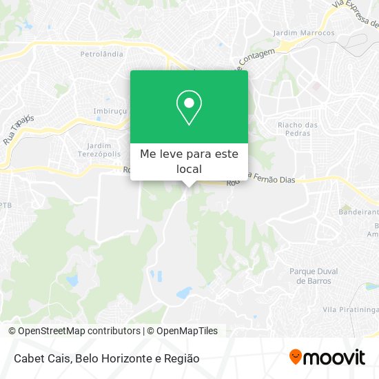 Cabet Cais mapa