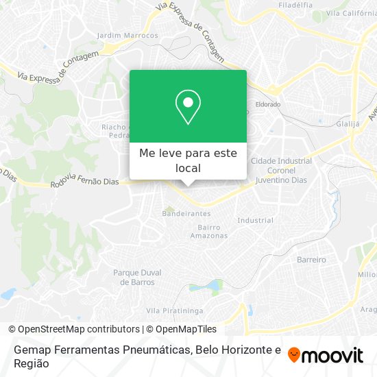 Gemap Ferramentas Pneumáticas mapa