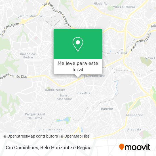 Cm Caminhoes mapa