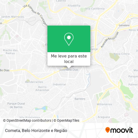 Cometa mapa