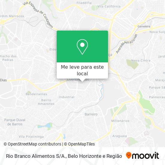 Rio Branco Alimentos S/A. mapa