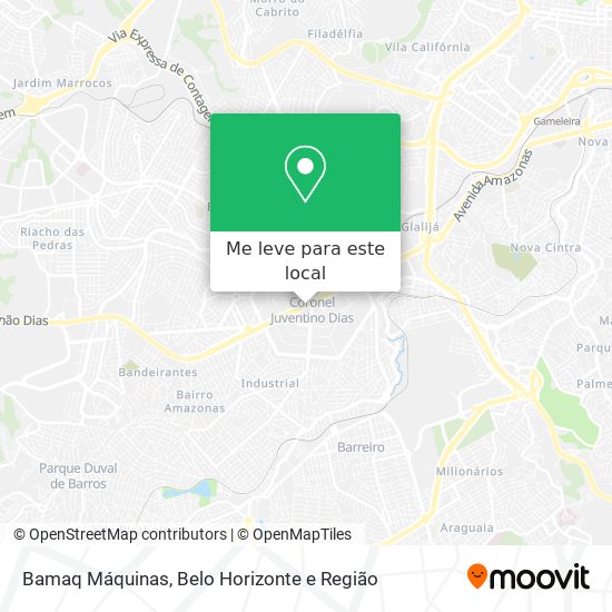 Bamaq Máquinas mapa
