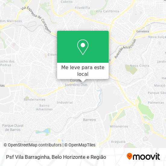 Psf Vila Barraginha mapa