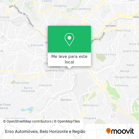 Erso Automóveis mapa