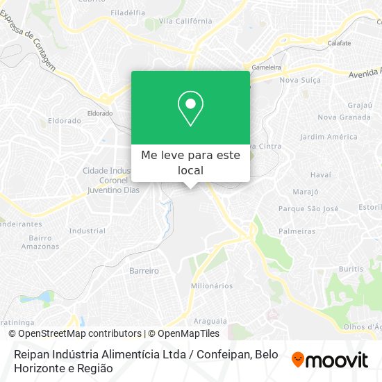 Reipan Indústria Alimentícia Ltda / Confeipan mapa