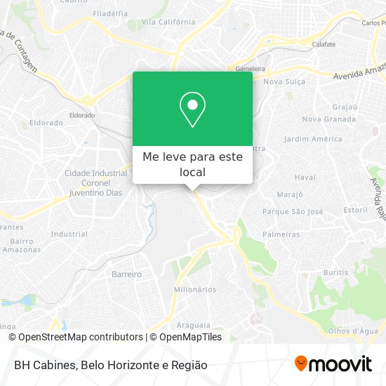BH Cabines mapa