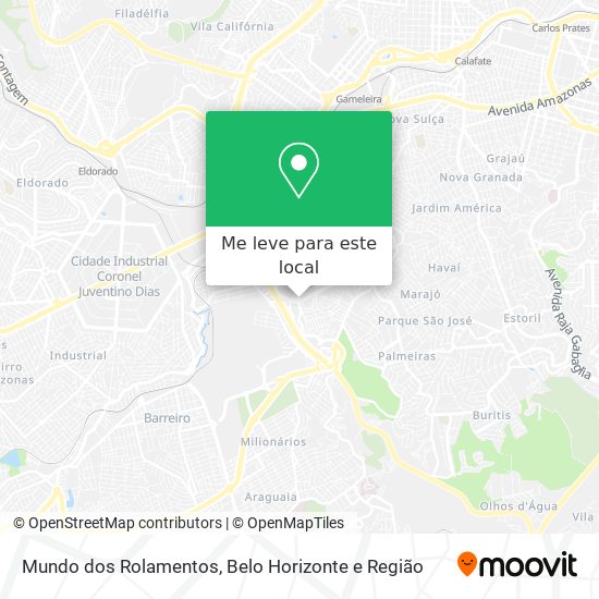 Mundo dos Rolamentos mapa