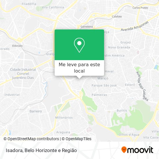 Isadora mapa