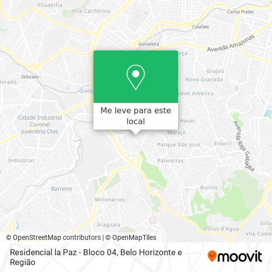Residencial la Paz - Bloco 04 mapa