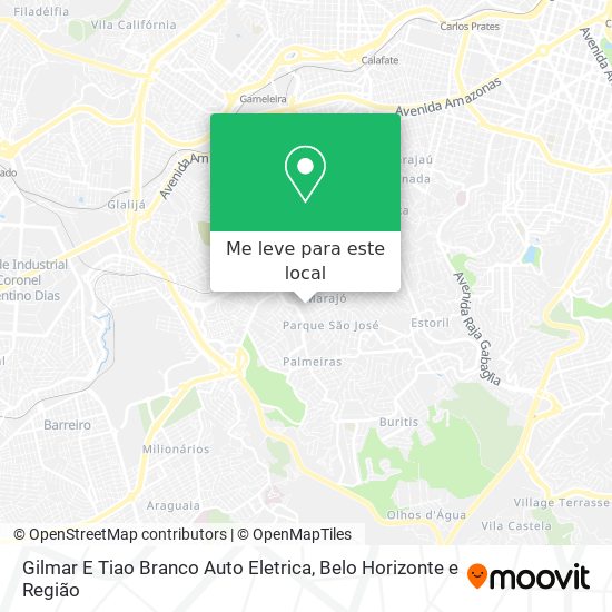Gilmar E Tiao Branco Auto Eletrica mapa