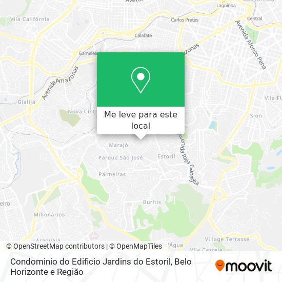 Condominio do Edificio Jardins do Estoril mapa