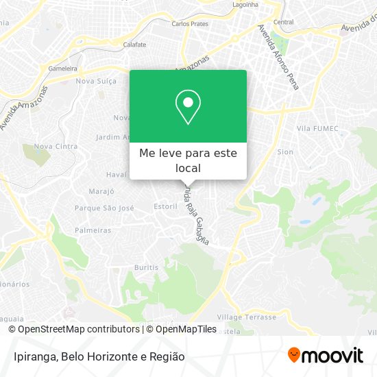 Ipiranga mapa