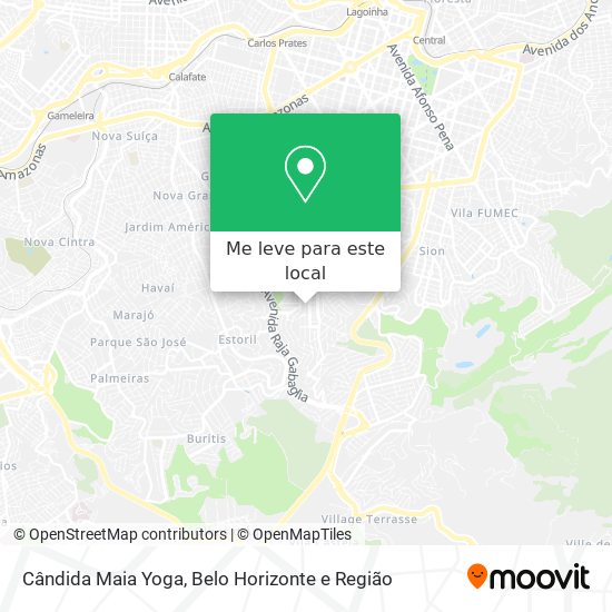 Cândida Maia Yoga mapa