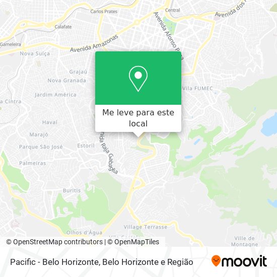 Pacific - Belo Horizonte mapa