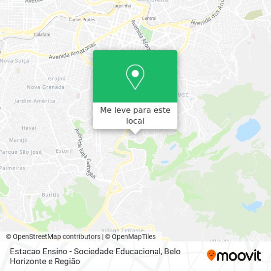 Estacao Ensino - Sociedade Educacional mapa