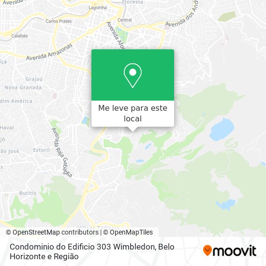 Condominio do Edificio 303 Wimbledon mapa