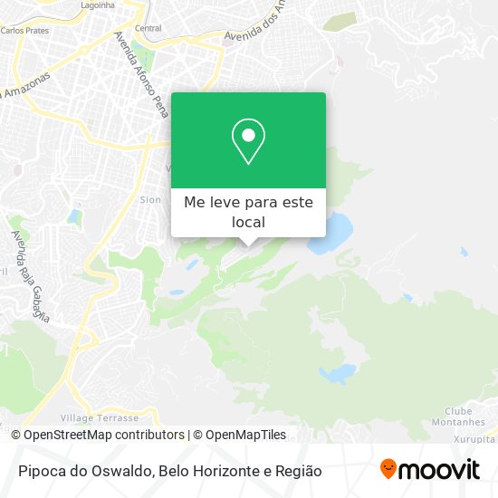Pipoca do Oswaldo mapa