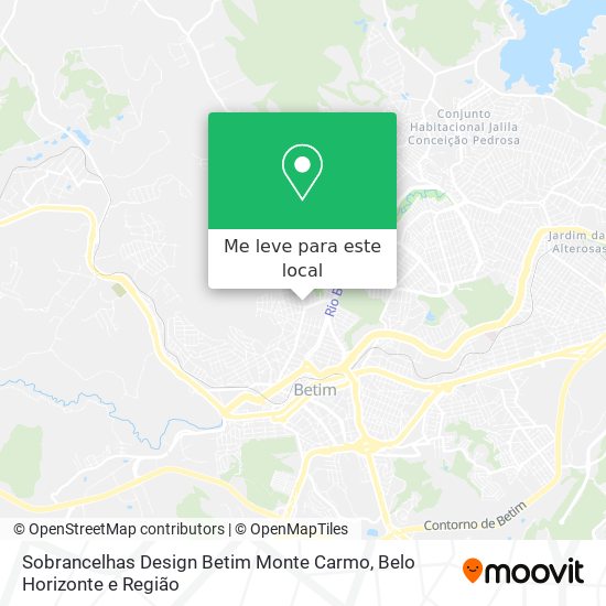 Sobrancelhas Design Betim Monte Carmo mapa