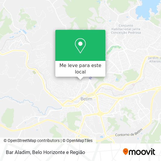 Bar Aladim mapa