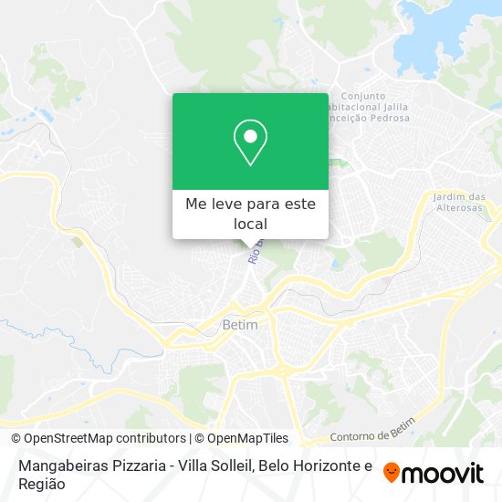 Mangabeiras Pizzaria - Villa Solleil mapa