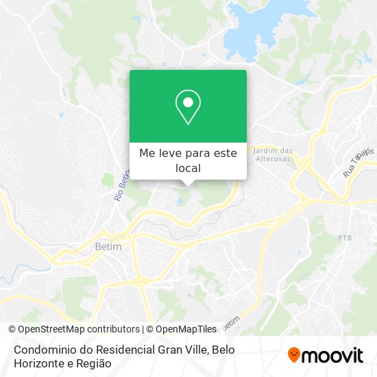 Condominio do Residencial Gran Ville mapa