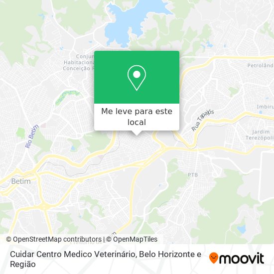 Cuidar Centro Medico Veterinário mapa