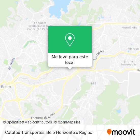 Catatau Transportes mapa
