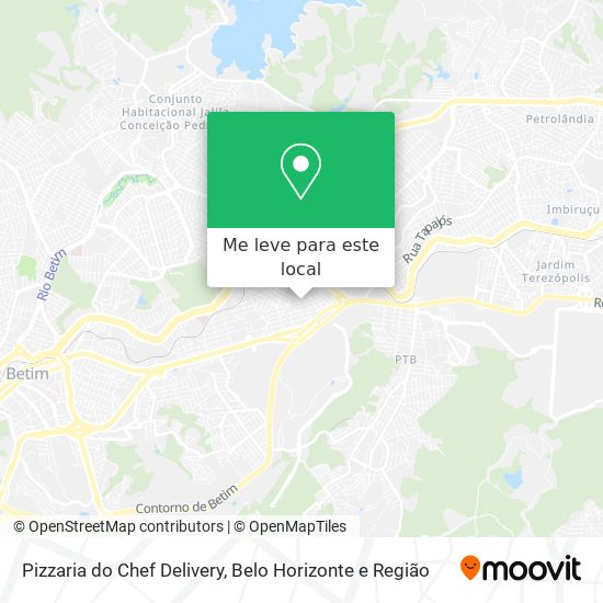 Pizzaria do Chef Delivery mapa