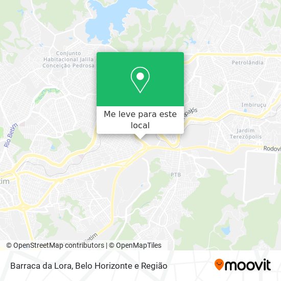 Barraca da Lora mapa