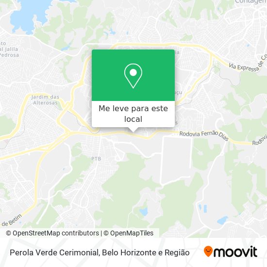 Perola Verde Cerimonial mapa
