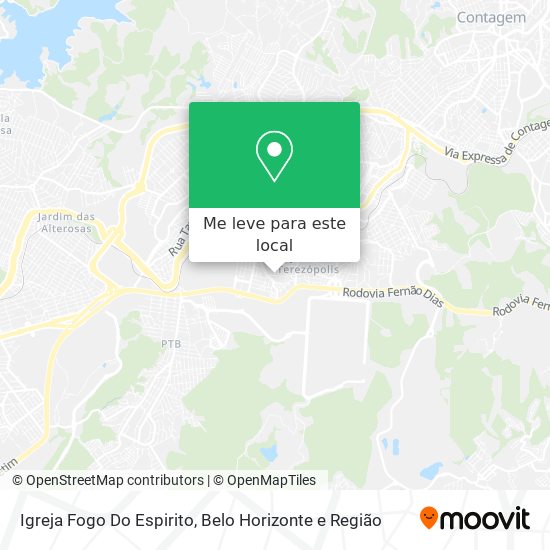 Igreja Fogo Do Espirito mapa