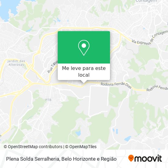 Plena Solda Serralheria mapa