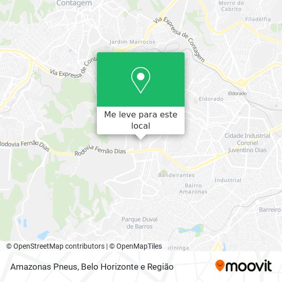 Amazonas Pneus mapa