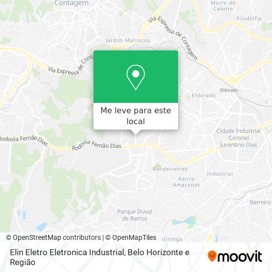 Elin Eletro Eletronica Industrial mapa