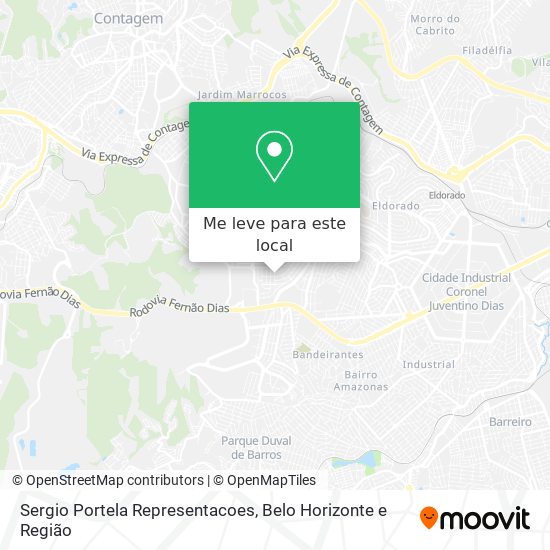 Sergio Portela Representacoes mapa