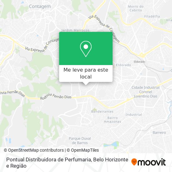 Pontual Distribuidora de Perfumaria mapa