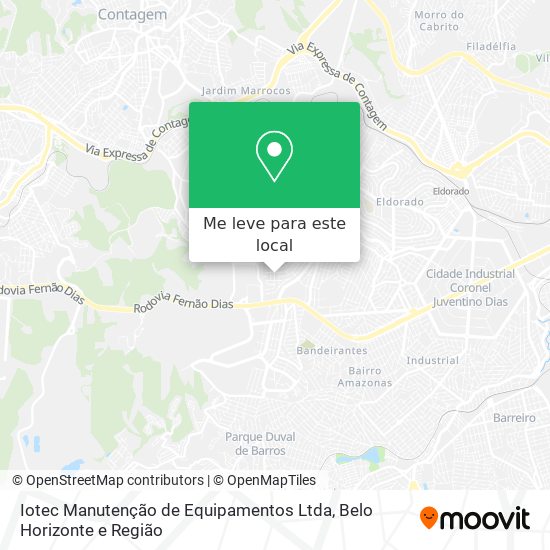 Iotec Manutenção de Equipamentos Ltda mapa