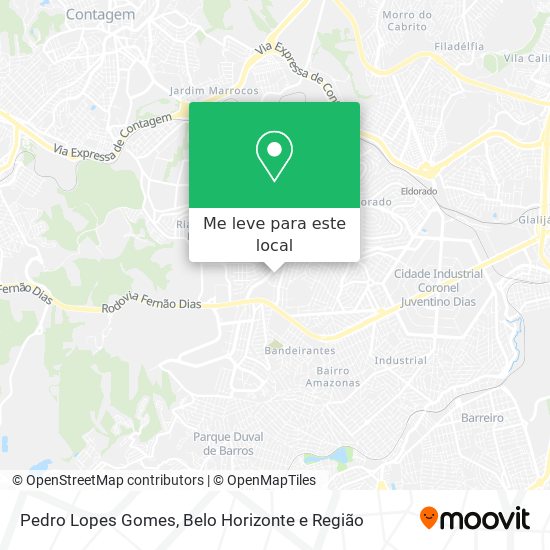 Pedro Lopes Gomes mapa