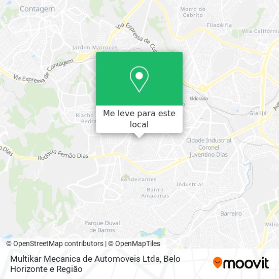 Multikar Mecanica de Automoveis Ltda mapa
