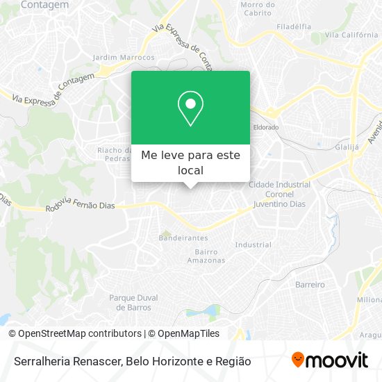 Serralheria Renascer mapa