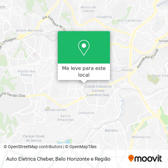 Auto Eletrica Cheber mapa