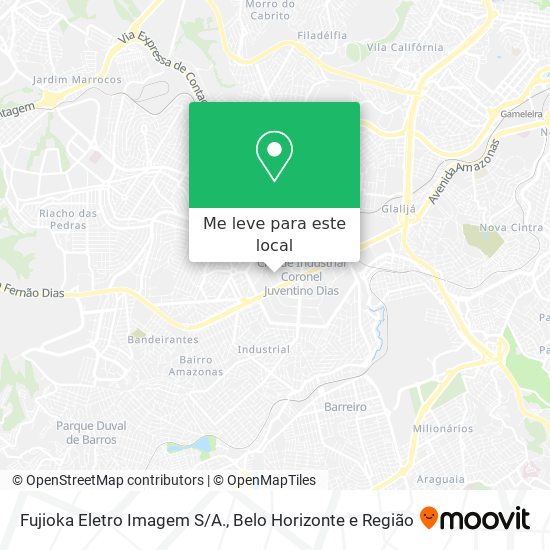 Fujioka Eletro Imagem S/A. mapa