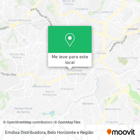 Emdisa Distribuidora mapa