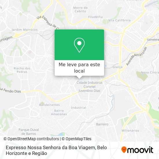 Expresso Nossa Senhora da Boa Viagem mapa