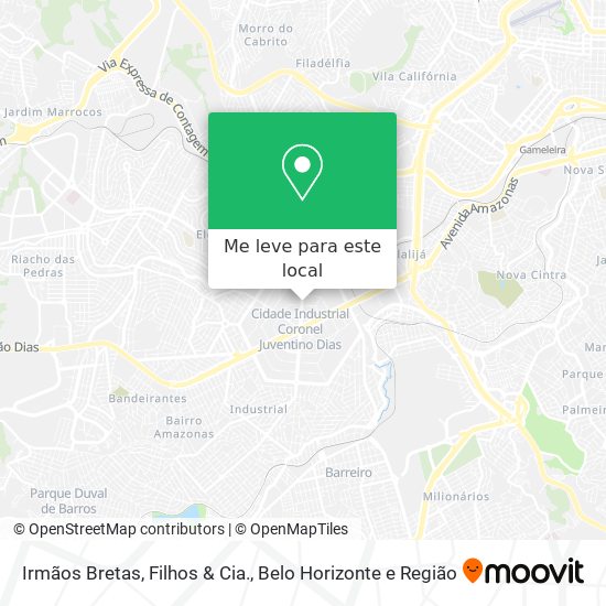 Irmãos Bretas, Filhos & Cia. mapa
